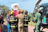 Menina de 6 anos tem perna amputada após acidente com ônibus
