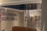 Vídeo: teto de restaurante tradicional de Curitiba desaba após chuvas