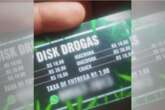 “Disk drogas”: menu da maconha viraliza e polícia do Rio investiga