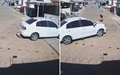 GO: menino de 2 anos é atropelado por vizinha em condomínio. Vídeo