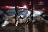 Grave acidente deixa quatro pessoas feridas, entre elas uma criança