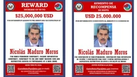 EUA divulgam recompensa para captura de Nicolás Maduro