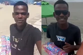 Jovem de SP viraliza ao lucrar R$ 700 por dia vendendo bala em inglês