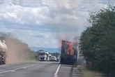 Empresa se manifesta após trio de Durval Lelys pegar fogo rumo ao DF