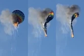 Bombeiros resgatam 13 pessoas com vida após queda de balão em Santa Catarina