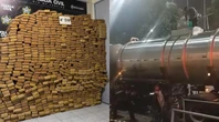 Vídeo: polícia apreende 1 tonelada de maconha em caminhão-tanque no RJ