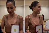 Camila Pitanga recebe honraria de Mérito da Ordem Cultural de Lula