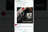 Perfil oficial do Flamengo zoa Vasco nas redes sociais. Confira
