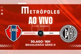 Série D: assista ao vivo e com imagens Maranhão-MA x ASA-AL