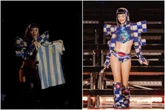 Katy Perry exibe camisa da Argentina e provoca brasileiros