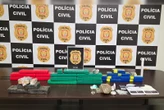 PCDF apreende R$ 400 mil em maconha, cocaína e crack