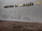 Erika Hilton mantém em gabinete alvo da PF por pichar ministério
