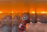 Vídeo: moradores saqueiam atacadão durante incêndio em Caxias