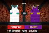 Palpite Toronto Raptors x Los Angeles Lakers – NBA – 01/11/2024