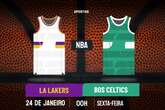 Palpite Los Angeles Lakers x Boston Celtics – NBA – 24/01/2025