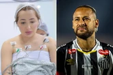 Garota de programa ligada a Neymar dá à luz e faz desabafo