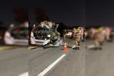 Acidente entre caminhão e dois ônibus deixa 5 mortos na BR-153 em GO