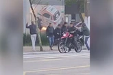 Roubo de moto termina com vítima baleada perto do Terminal João Dias