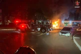 Quiosque pega fogo perto de área residencial em Águas Claras