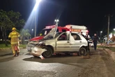 Motorista bêbado é detido após perder controle do carro e bater no DF