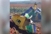 Vídeo: como ficou o avião da Esquadrilha da Fumaça após queda em SP