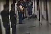 Vídeo. Homem é agredido com soco dentro do TRT-10