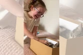 Menina tem reação surpreendente ao ganhar gatinha e vídeo emociona