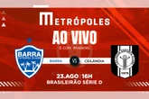 Série D: veja ao vivo e com imagens Barra-SC x Ceilândia-DF