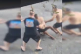Vídeo: briga brutal entre vizinhos deixa dois feridos e irmãos presos