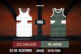 Palpite Cleveland Cavaliers x Milwaukee Bucks – NBA – 20/12/2024