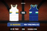 Palpite Golden State Warriors x Minnesota Timberwolves – NBA – 12/5/25