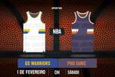 Palpite Golden State Warriors x Phoenix Suns – NBA – 1/2/2025