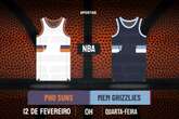 Palpite Phoenix Suns x Memphis Grizzlies – NBA – 12/02/2025