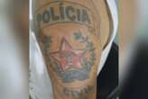 Policial fake que tem até tatuagem em homenagem à corporação é preso