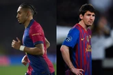 Raphinha empata com a melhor marca de Messi na Champions. Confira