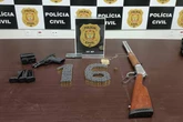 PCDF apreende arsenal irregular com CACs no Distrito federal