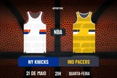Palpite New York Knicks x Indiana Pacers – NBA – 21/05/2025