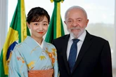 Lula recebe a princesa do Japão, Kako de Akishino, no Planalto