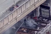 Favela do Moinho: protesto de moradores bloqueia operação de trens