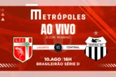 Série D: assista ao vivo e com imagens Lagarto-SE x Central-PE