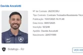 Davide Ancelotti é anunciado no BID e fará estreia contra Vitória