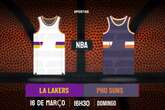 Palpite Los Angeles Lakers x Phoenix Suns – NBA – 16/03/2025