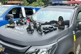 Pistolas, escopetas, carabinas: PMDF apreende 29 armas em 72 horas