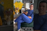 Após alta, Lúcio comemora saída de hospital com chimarrão. Veja o post
