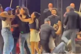 Vídeo: Roberta Miranda chuta homem que invadiu palco em show