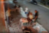 Ladrão obriga funcionário a se ajoelhar e ameaça casal com bebê