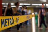 Homem é baleado após tentativa de invasão em estação do Metrô-DF