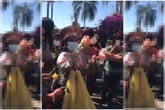 Vídeo: em manifestação pacífica, indígenas entregam flores a policiais