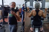 Avó fitness que começou a malhar aos 72 impressiona com treino intenso