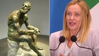 Ucraina, Meloni: "Grazie a Giuli per aver donato le copie della statua del 'Pugile a riposo' "
